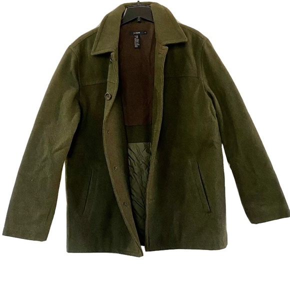 J. Crew Other - J. Crew Olive Wool Coat